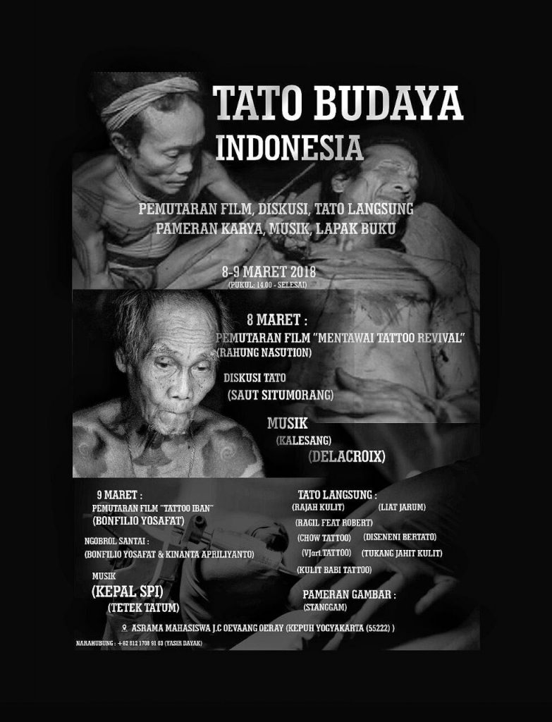 Poster Acara Tato Budaya Indonesia. Aldo, Monga.id