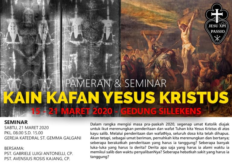 Wawancara Singkat Tentang Pameran dan Seminar Replika Kain Kafan Yesus ﻿