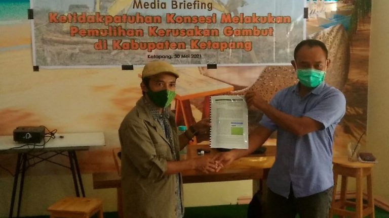 Walhi Kalbar adakan Media Briefing ‘Ketidakpatuhan Konsesi memulihkan Ekosistem Gambut di Ketapang