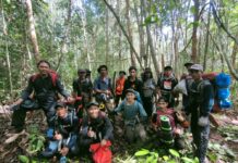 Tim Survei Hutan Desa (YP, Brigade KPH dan LPHD). (Foto : Istimewa/Erik Sulidra).
