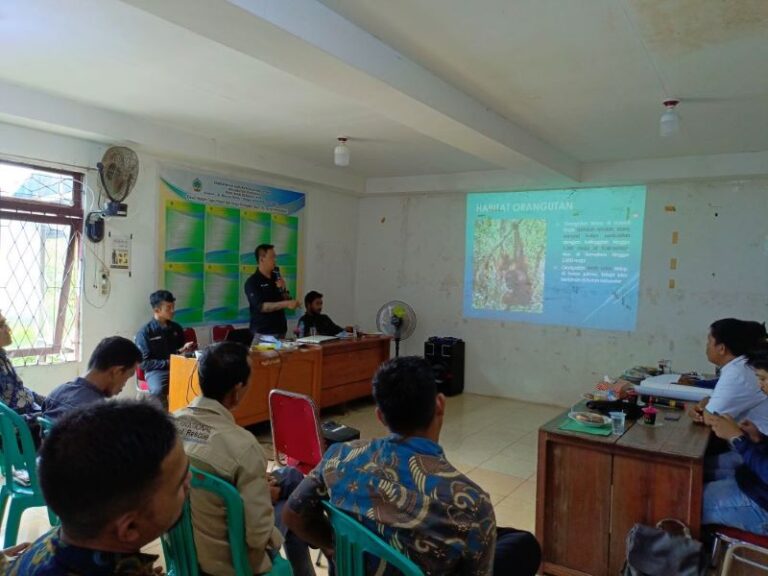 Ajak Masyarakat Berperan dalam Upaya Pelestarian Orangutan di Sekitar Kawasan TANAGUPA